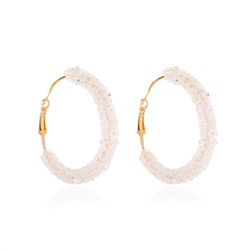 Sparkling Hoop Earrings