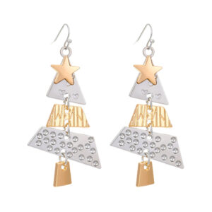 Christmas Tree - Shaped Earrings