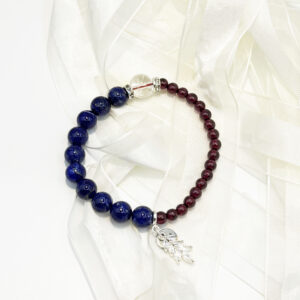 Azure Garnet Whisper Bracelet