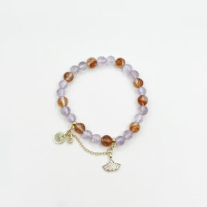 Cinnabar Aura & Lavender Whisper Bracelet