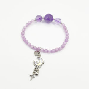 Amethyst & Rose Quartz Lunar Dream Bracelet 