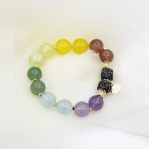 Alternative view of Rainbow Crystal Energy Harmony Bracelet
